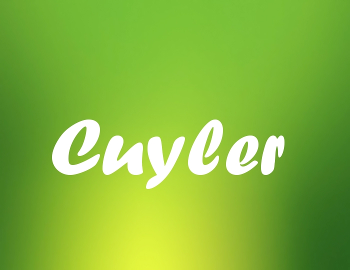 Bildern mit Namen Cuyler