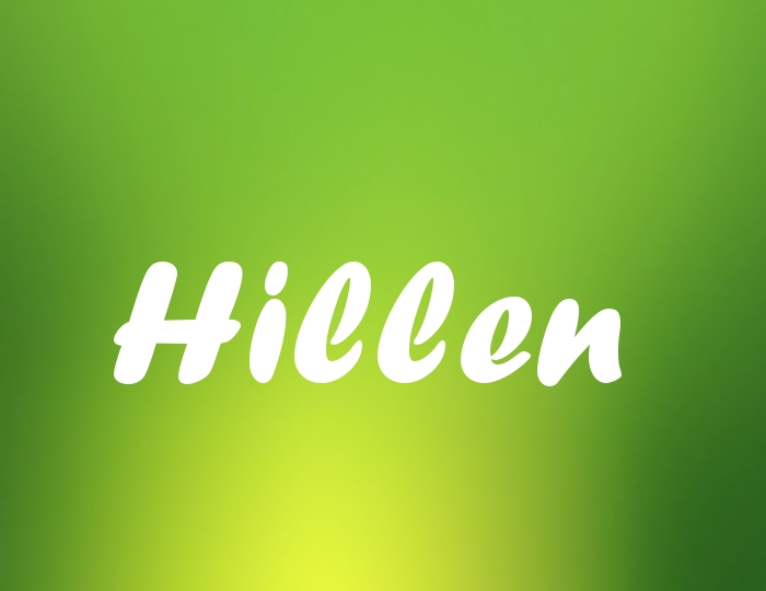 Bildern mit Namen Hillen