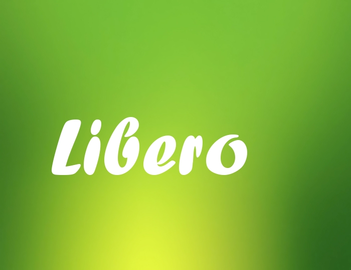 Bildern mit Namen Libero