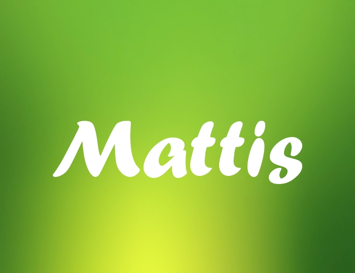 Bildern mit Namen Mattis