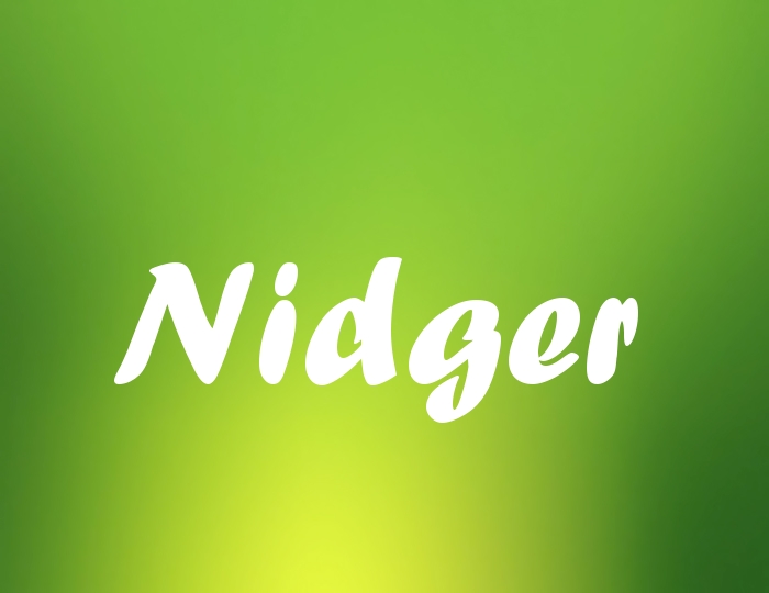 Bildern mit Namen Nidger