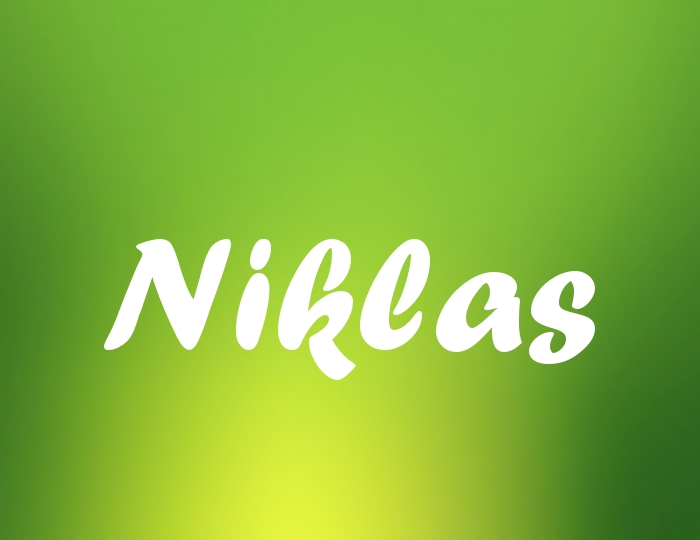 Bildern mit Namen Niklas
