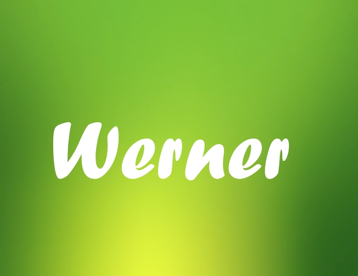 Bildern mit Namen Werner