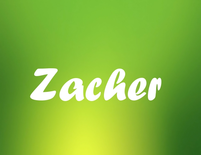 Bildern mit Namen Zacher