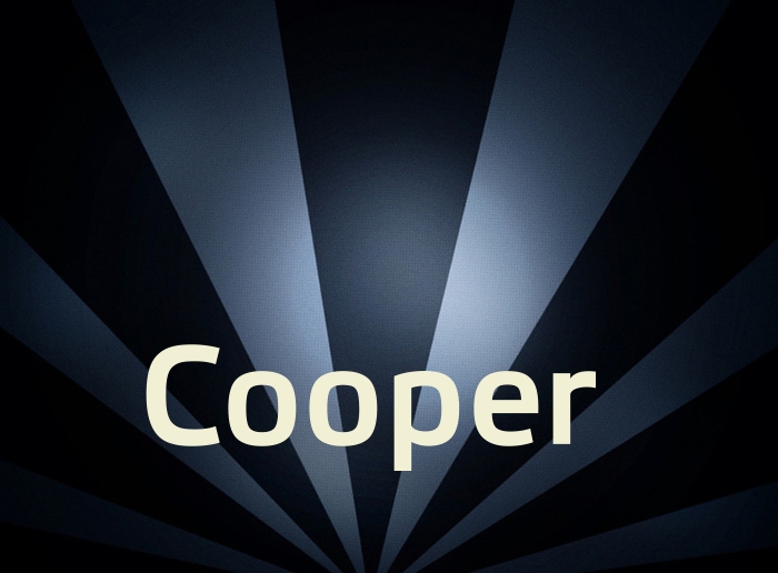 Bilder mit Namen Cooper