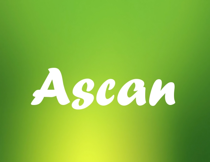 Bildern mit Namen Ascan