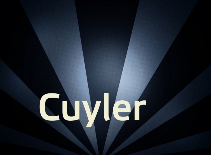 Bilder mit Namen Cuyler