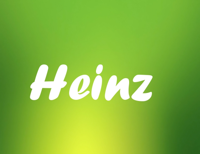 Bildern mit Namen Heinz