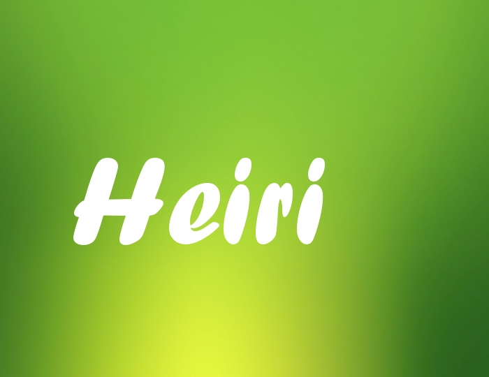 Bildern mit Namen Heiri