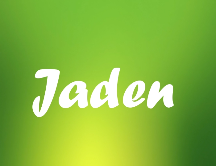 Bildern mit Namen Jaden