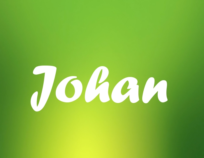 Bildern mit Namen Johan