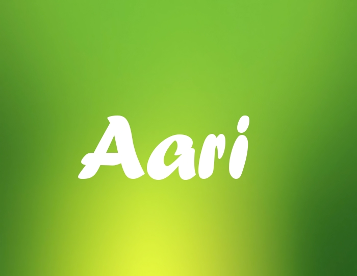 Bildern mit Namen Aari