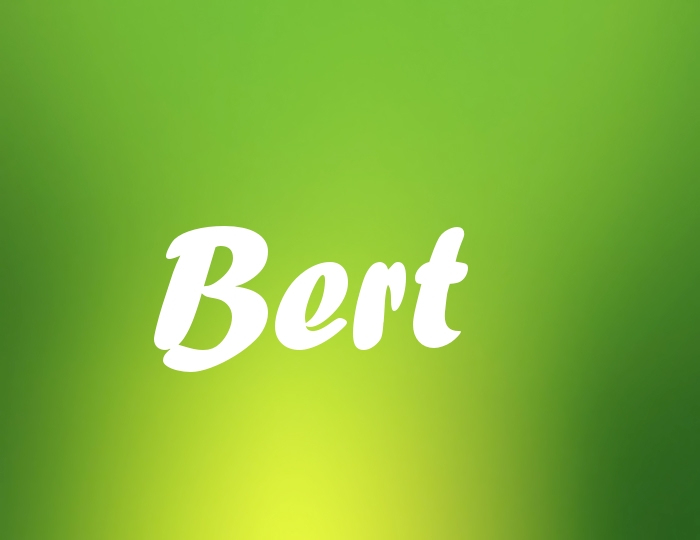 Bildern mit Namen Bert