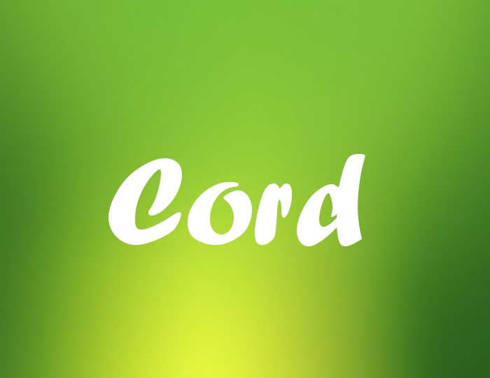 Bildern mit Namen Cord