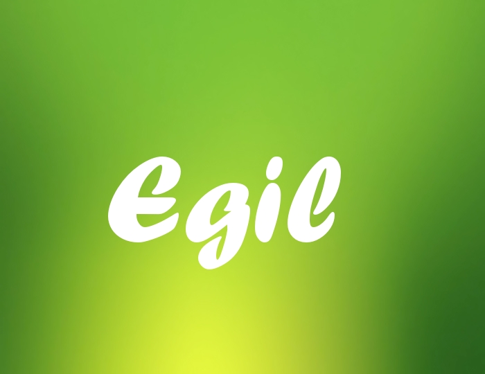 Bildern mit Namen Egil