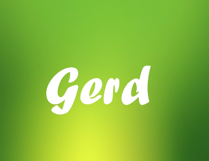 Bildern mit Namen Gerd