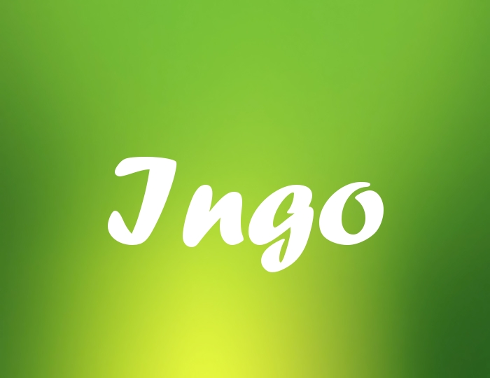 Bildern mit Namen Ingo