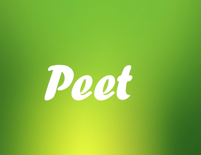 Bildern mit Namen Peet