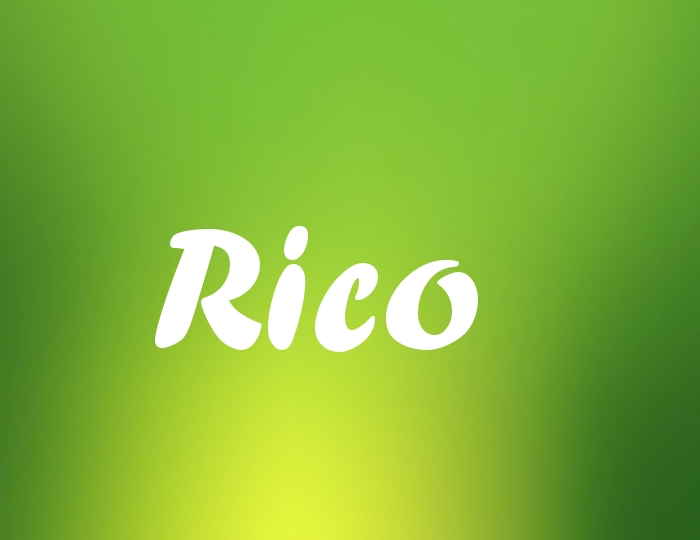 Bildern mit Namen Rico
