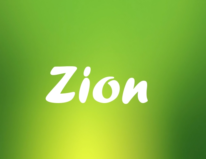 Bildern mit Namen Zion