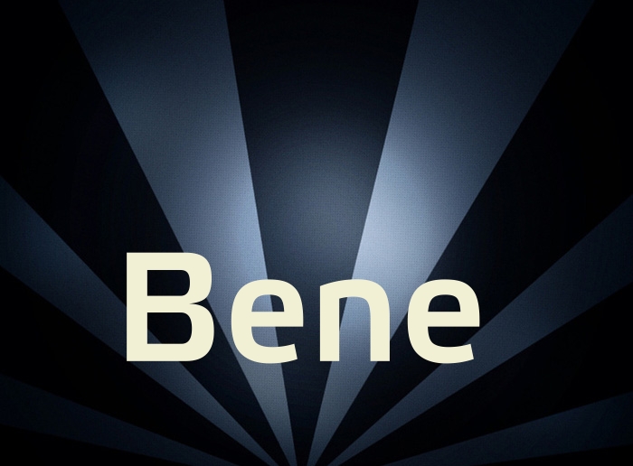 Bilder mit Namen Bene