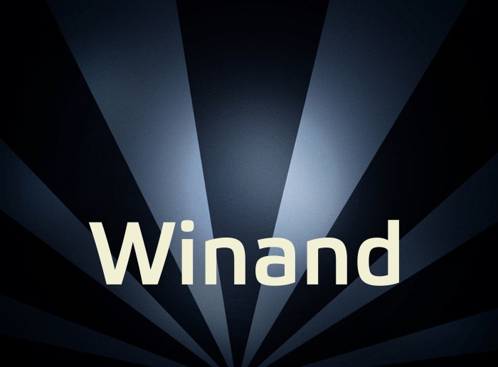 Bilder mit Namen Winand