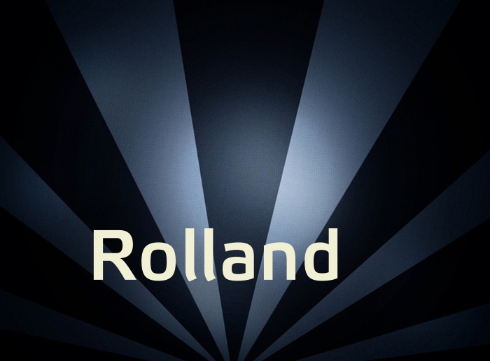 Bilder mit Namen Rolland