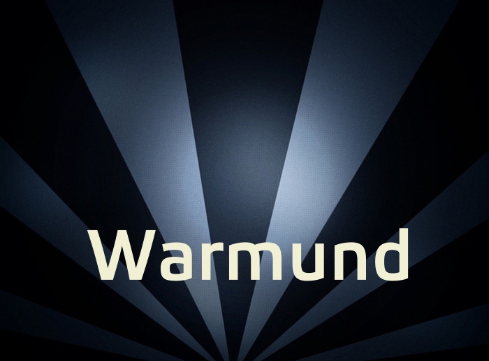Bilder mit Namen Warmund