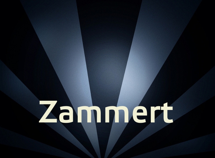 Bilder mit Namen Zammert