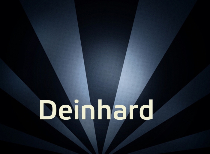 Bilder mit Namen Deinhard