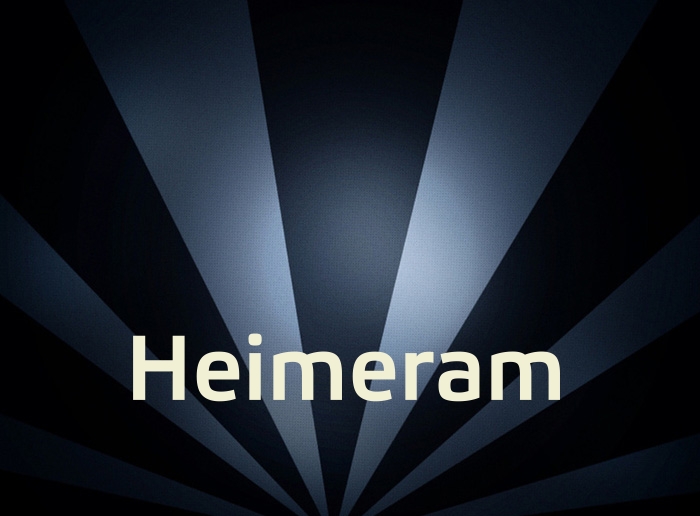 Bilder mit Namen Heimeram