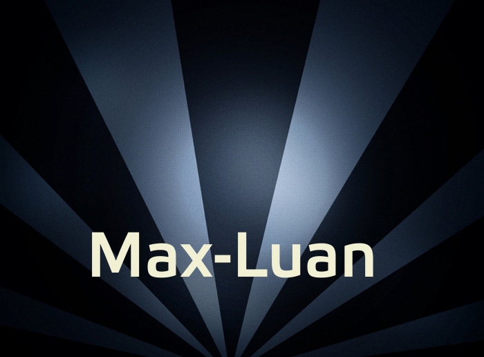 Bilder mit Namen Max-Luan