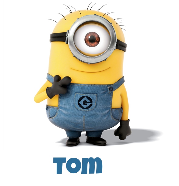 Avatar mit dem Bild eines Minions für Tom
