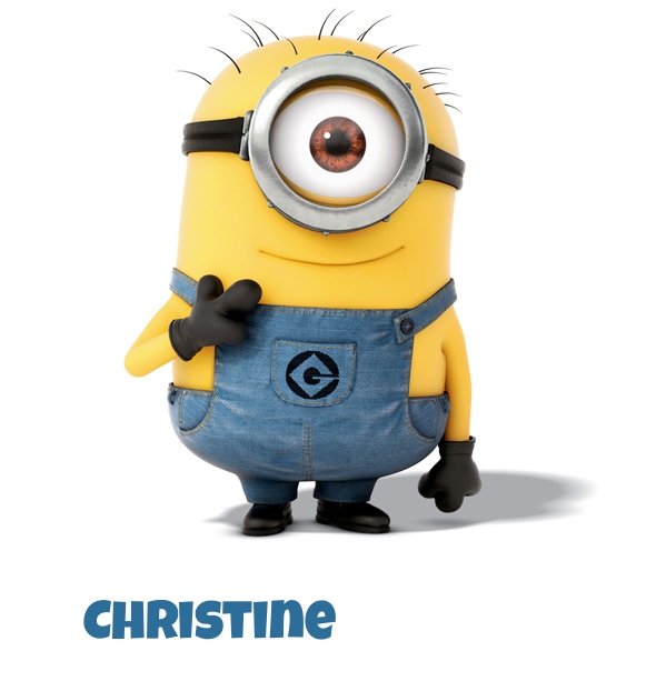 Avatar mit dem Bild eines Minions für Christine