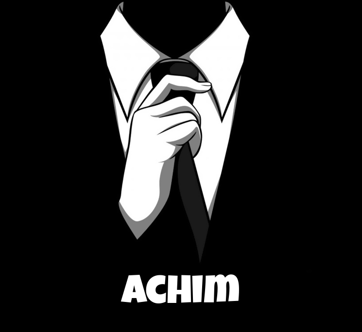 Avatare mit dem Bild eines strengen Anzugs für Achim