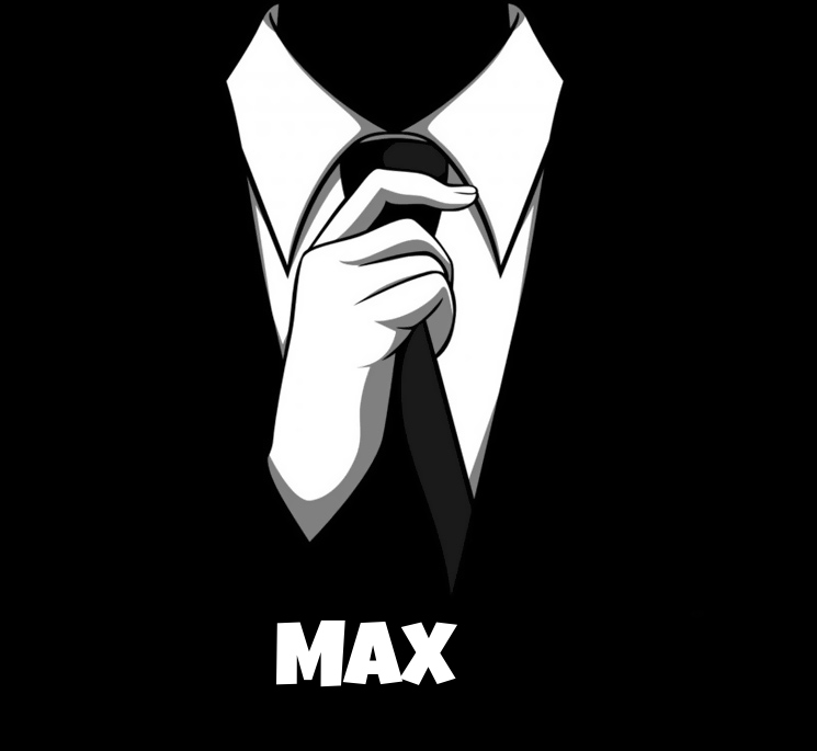 Avatare mit dem Bild eines strengen Anzugs für Max
