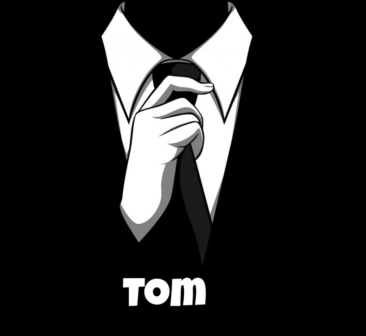 Avatare mit dem Bild eines strengen Anzugs für Tom