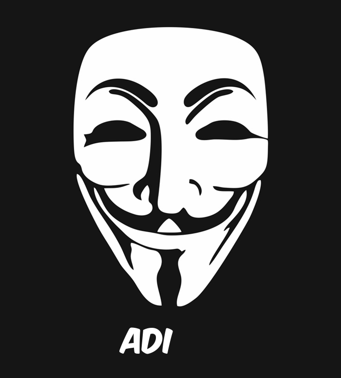 Bilder anonyme Maske namens Adi