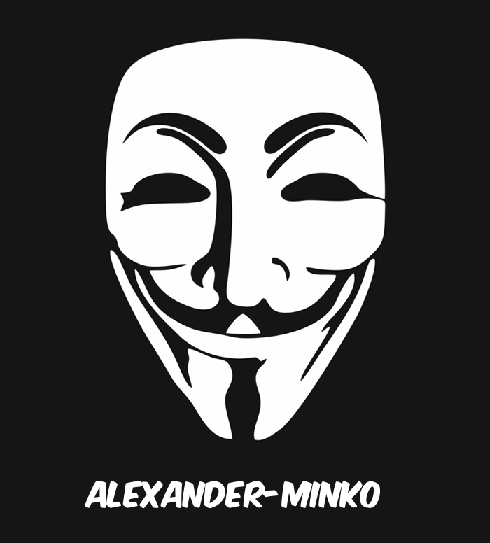 Bilder anonyme Maske namens Alexander-Minko