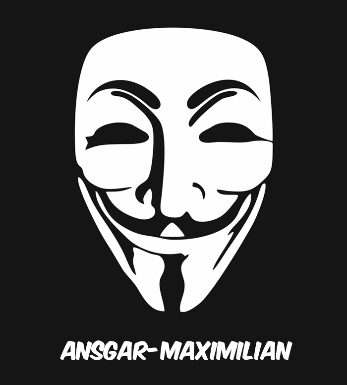 Bilder anonyme Maske namens Ansgar-Maximilian