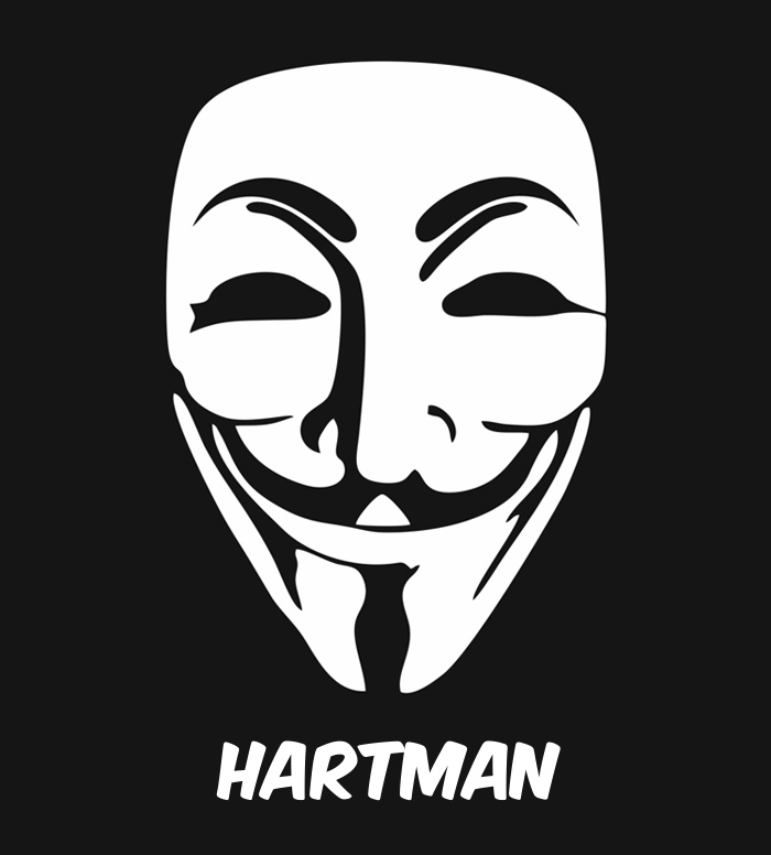 Bilder anonyme Maske namens Hartman