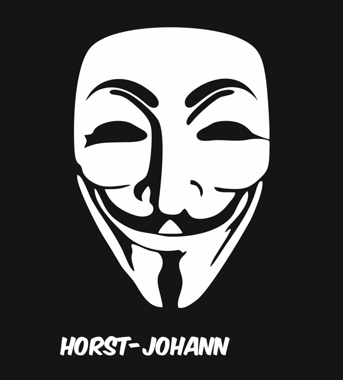 Bilder anonyme Maske namens Horst-Johann