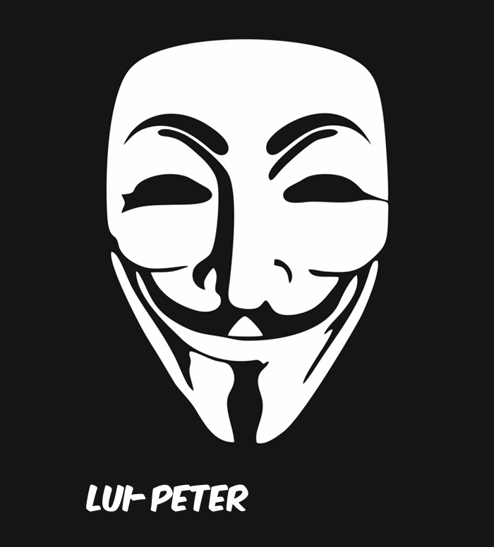 Bilder anonyme Maske namens Lui-Peter