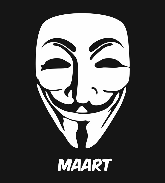 Bilder anonyme Maske namens Maart
