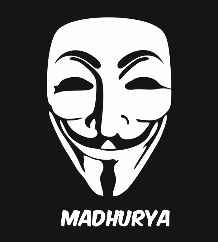 Bilder anonyme Maske namens Madhurya