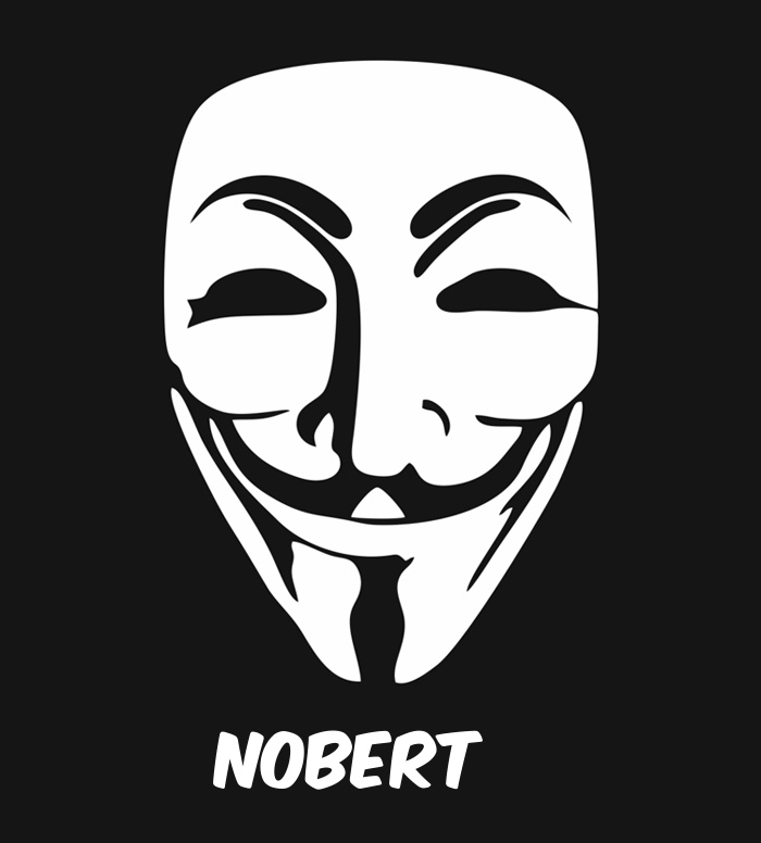 Bilder anonyme Maske namens Nobert