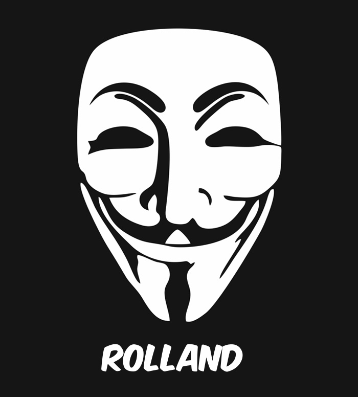 Bilder anonyme Maske namens Rolland