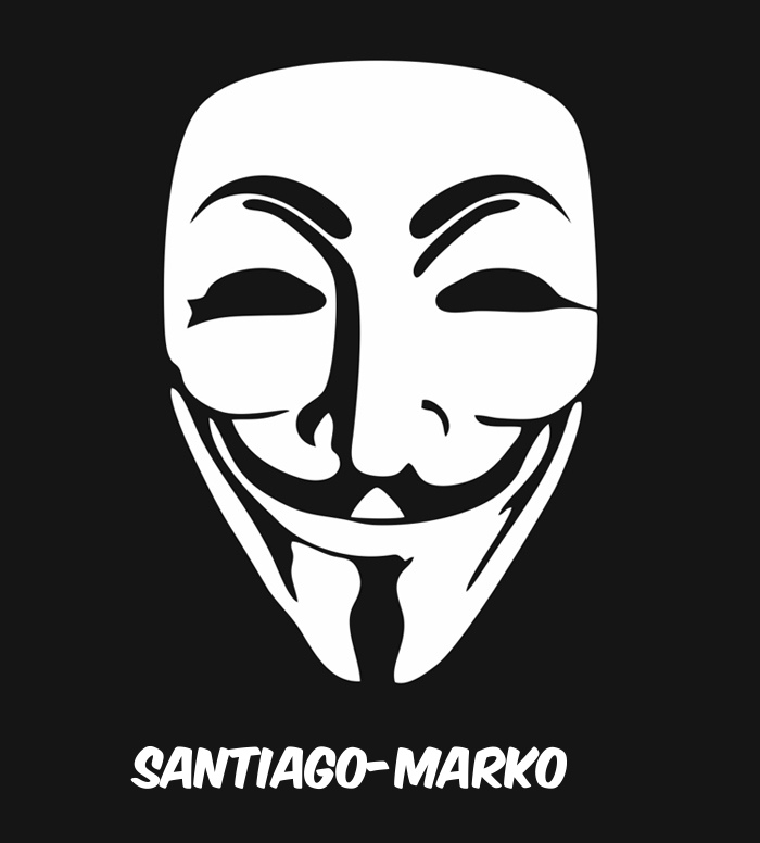 Bilder anonyme Maske namens Santiago-Marko