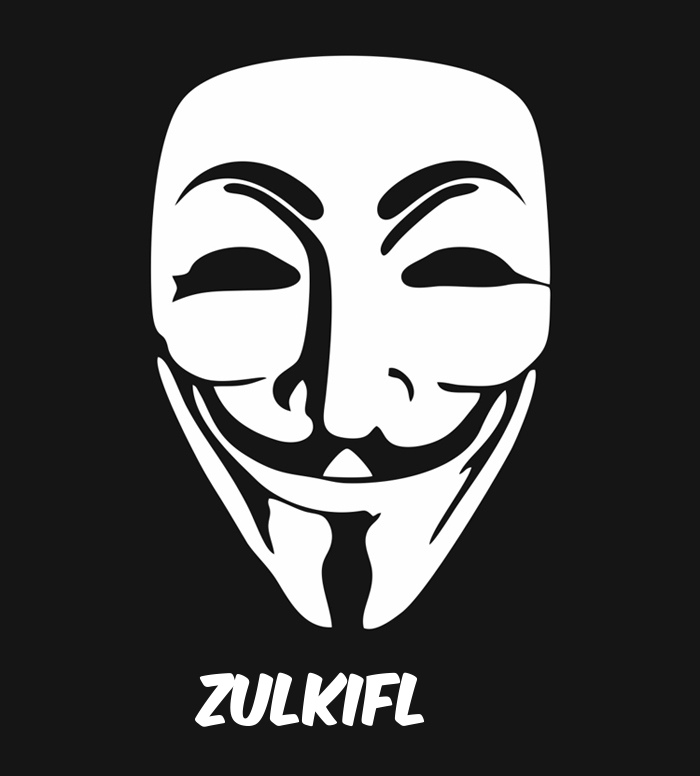 Bilder anonyme Maske namens Zulkifl