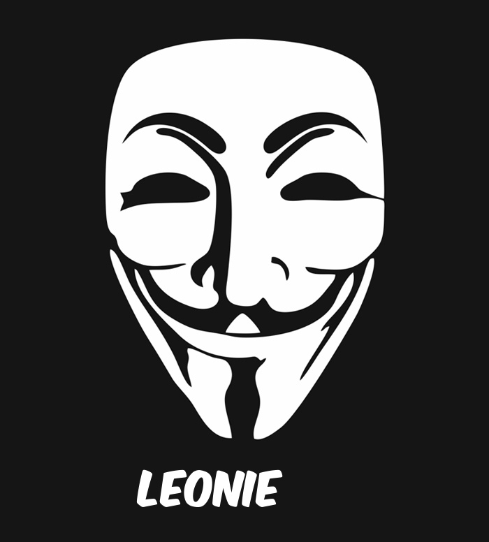 Bilder anonyme Maske namens Leonie
